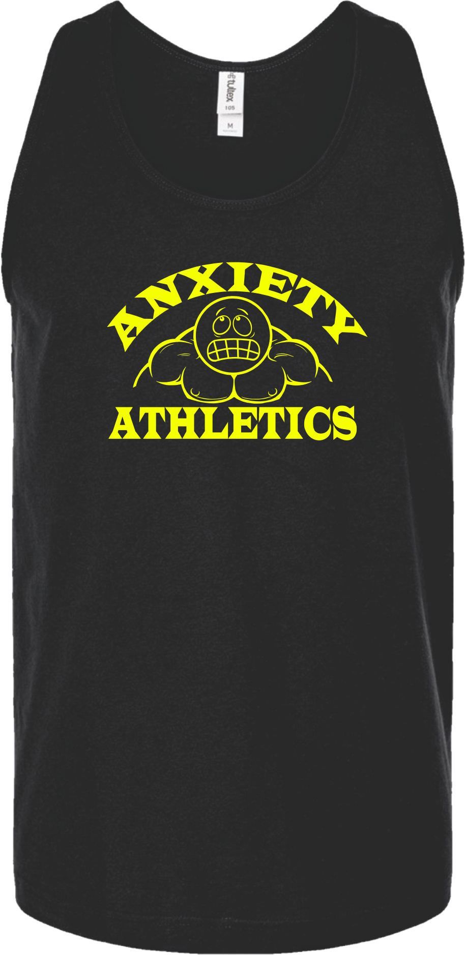 Anxiety Athletics Black Gym Tank